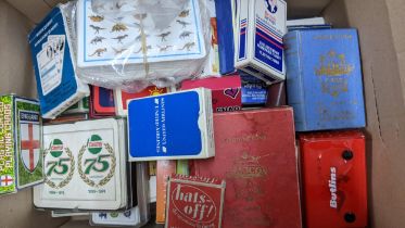 A collection of mainly vintage playing cards and other games Location:A3F