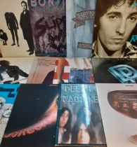 A quantity of mainly rock LP's, circa 1970's and 1980's to include Thin Lizzy (7 albums), The