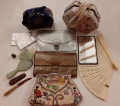 Mixed 20th Century evening bags to include an early 20th Century Chinese fine bead and embroidered