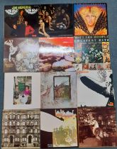 Twelve LP's comprising 1971 'Led Zeppelin IV' Atlantic label matrix K50008, 'Led Zeppelin'