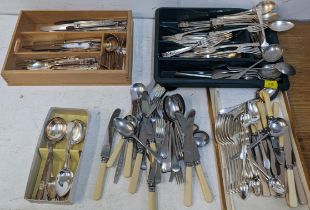 Community silver plated cutlery and flatware and other sets, Location: