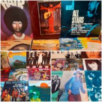 A large collection of LP's, mainly 1960's and 1970's to include Jazz, Blues, Rock, Meatloaf,