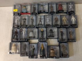 Twenty eight Dr Who BBC figures to include The Foretold, Vashta Nerada, Supreme Dalek and others