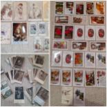A quantity of early 20th Century and later postcards, greetings and collectors cards to include