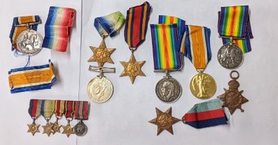 WWI medal to include the Victory medal, Defence medal and the British Starr Lieut F.N. Tarr Pte F.