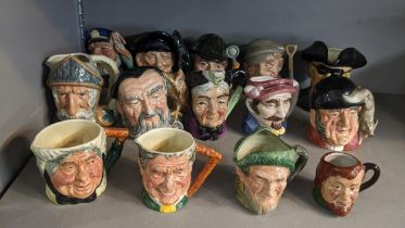 A selection of character jugs to include Royal Doulton Auld Mac and others Location: