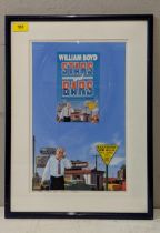 A Mick Brownfield original artwork for William Boyd, Star & Brownfield with a front cover, signed
