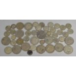 A Collection of Various British Silver Coinage to Comprise George VI and Elizabeth II etc
