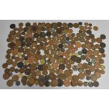 A Collection of Various British and Foreign Copper Coinage to include 1902 Guernsey Four Double