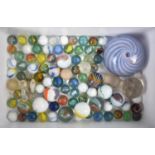 A Collection of Various Vintage and Later Marbles Etc