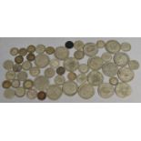 A Collection of Various British Silver Coinage to Comprise Victorian Threepence, George V Florins,