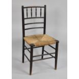 A Late 19th/Early 20th Century Spindle Back Chair