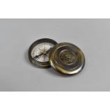 A Reproduction Circular Brass Cased Compass, the "Marine Pocket Compass for 1920", 6cm Diameter