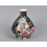 A Shelley "Cloisonne" Pattern Vase, 14cm high