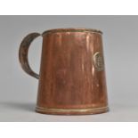 A Copper Tankard inscribed for Guernsey