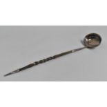 A White Metal and Baleen Handled Toddy Ladle