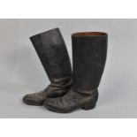 A Pair of Vintage Leather Riding Boots