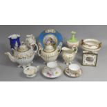 A Collection of Various 19th Century and Later English and Continental Porcelain to comprise Three