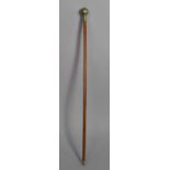 A Vintage Swagger Stick for the Lancashire Fusiliers, 69cms Long