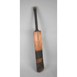 LOT NOW WITHDRAWN> A Vintage Short Handle Cricket Bat by Gunn & Moore, "The Cannon"