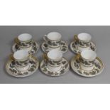 A Spode Kent Coffee Set, A Reproduction of Spode Pattern Period A.D.1808 to Comprise Six Cans, Sic