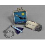 A Collection of Conchord Collectable Items to include Penknife, Keyrings Etc