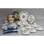 A Collection of Various Ceramics to comprise Japanese Vase (AF) Part Blue and White Tea Service,