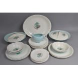 A Bristol China Marina Pattern Dinner Service to Comprise Two Lidded Tureens, Bowls, Jug, Platter,