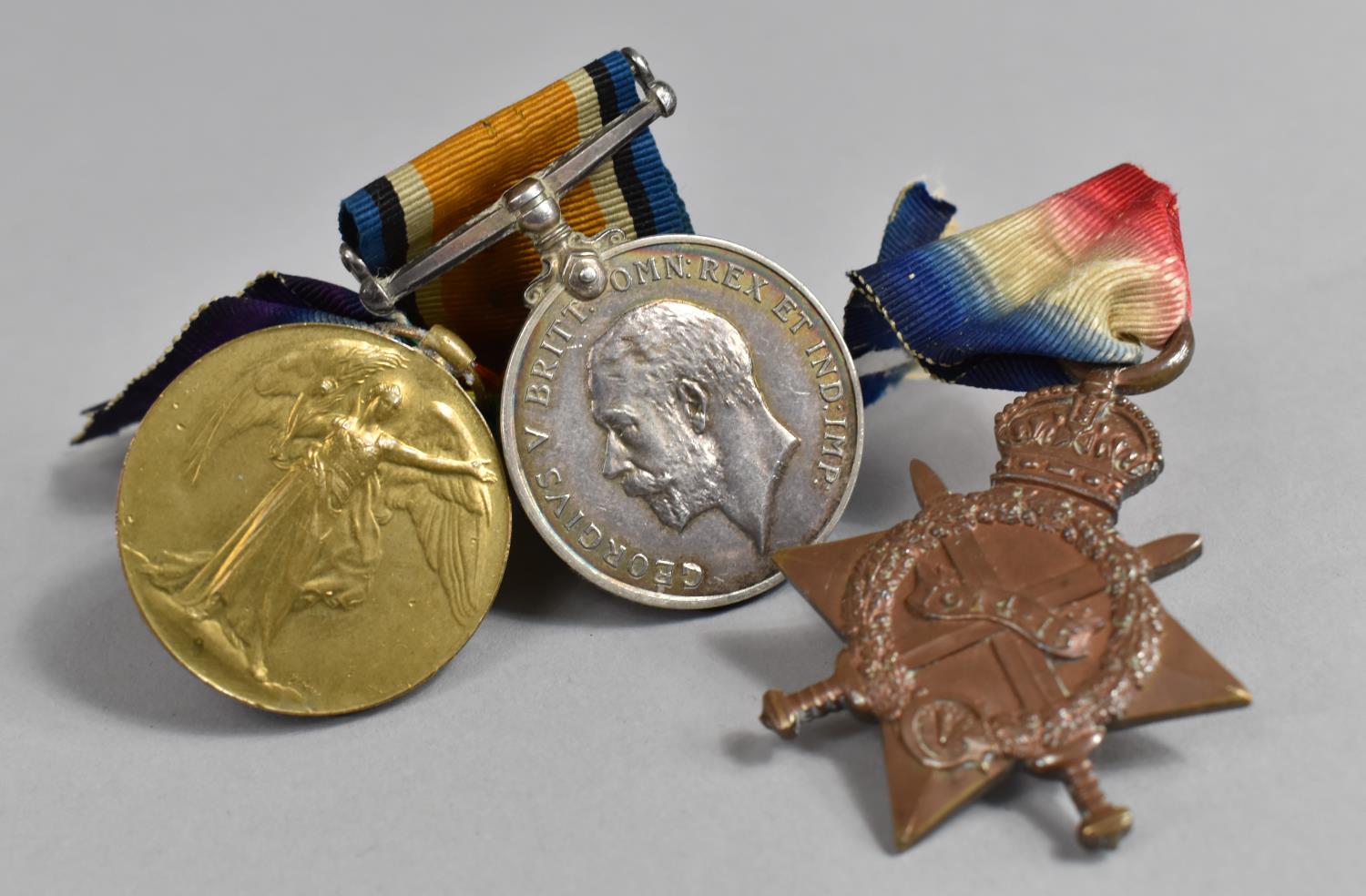 A Collection of Three WWI Medals Awarded to B Tuttle, Army Service Corps