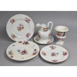 A Collection of Various 19th Century Hand painted Porcelain to Comprise Jug Decorated with Hand