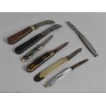 A Collection of Vintage Sheffield Pocket Knives to include IXL Burbank