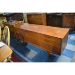 A 1970's Teak Sideboard with Three Drawers and Cupboard, 170cm wide