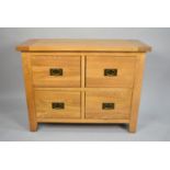 A Modern Chest of Four Drawers, 100cms Wide