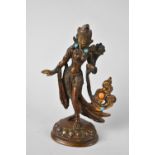 An Indian Bronze Figure of Dancing Buddha