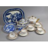 A Collection of Various Late 18th/19th Century Ceramics To Comprise Willow Pattern Platter,