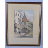 A Framed Watercolour Signed J Palin