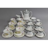 Two Services to Comprise Royal Standard Carnival Coffee Set to Include Six Cans, Saucers, Mok Jug,