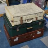 A Collection of Three Various Travelling Trunks