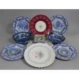 A Collection of Various Ceramics to comprise Set of Four Spode Collectors Plates, Royal Worcester