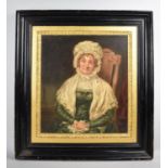 A Framed Oil on Board, Anne of York, Spinster, 32x36cm