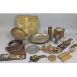 A Collection of Various Metalwares to comprise Brass Items Etc, Collar Etc