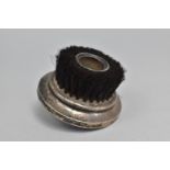 A Combination Silver Brush Wipe and Inkwell, Hallmark Rubbed