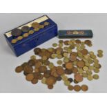 A Collection of Various Copper and Other British Coinage to Comprise Pennies, Threepence Together