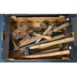 A Collection of Vintage and Later Tools to include Chisels, Moulding Planes Etc