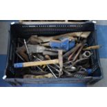 A Collection of Vintage and Later tools to include Vice, Hammers Etc