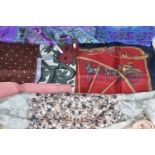 A Collection of Various Silk Scarves