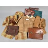 A Collection of Various Vintage and Contemporary Leather and Other Satchels, Canvas Kit Bag,