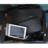 A Box of Various Electricals to include Laptop, Tablet Etc (All Unchecked)