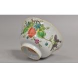 A Small Late 19th/Early 20th Century Chinese Porcelain Tea Bowl Decorated in the Famille Rose