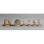 A Collection of Six Leonardo Little Nook Village Ornaments